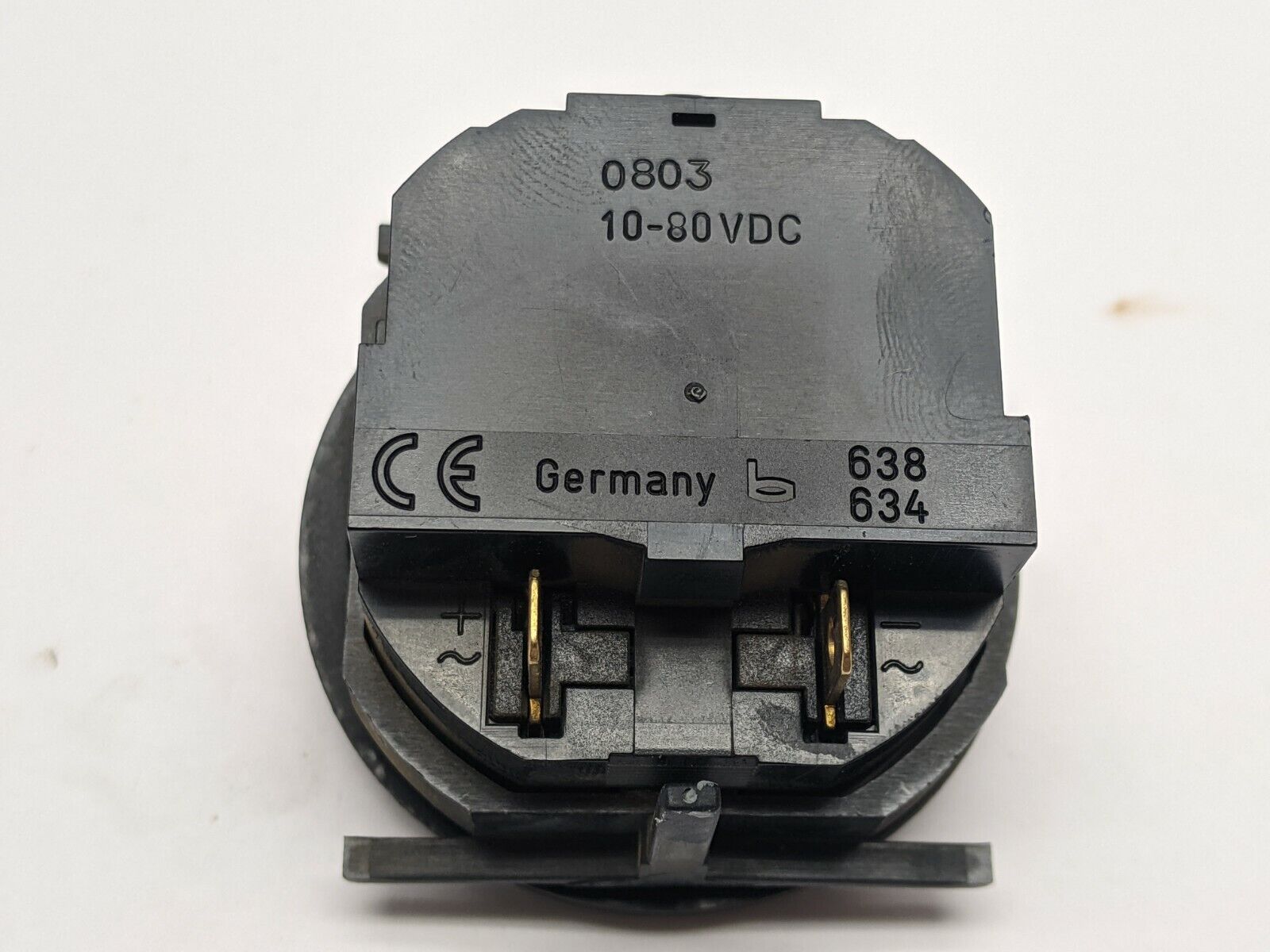 Bauser 634 638 Analog Hour Meter Round Panel Mount - Maverick Industrial Sales