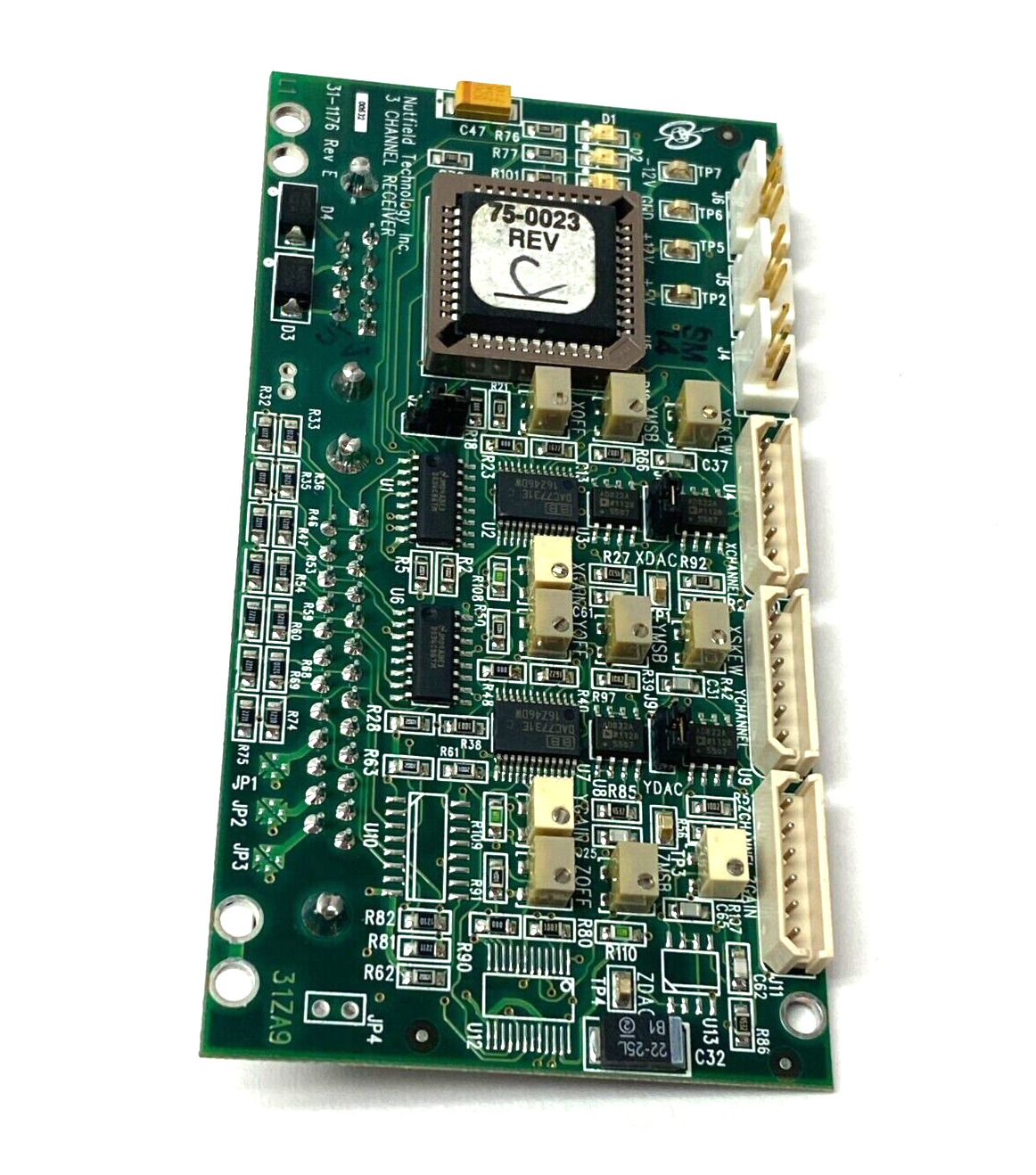 Nutfield Technology 31-1176 Rev. E Three Channel Receiver PCB Card - New – Open box - Maverick Industrial Sales