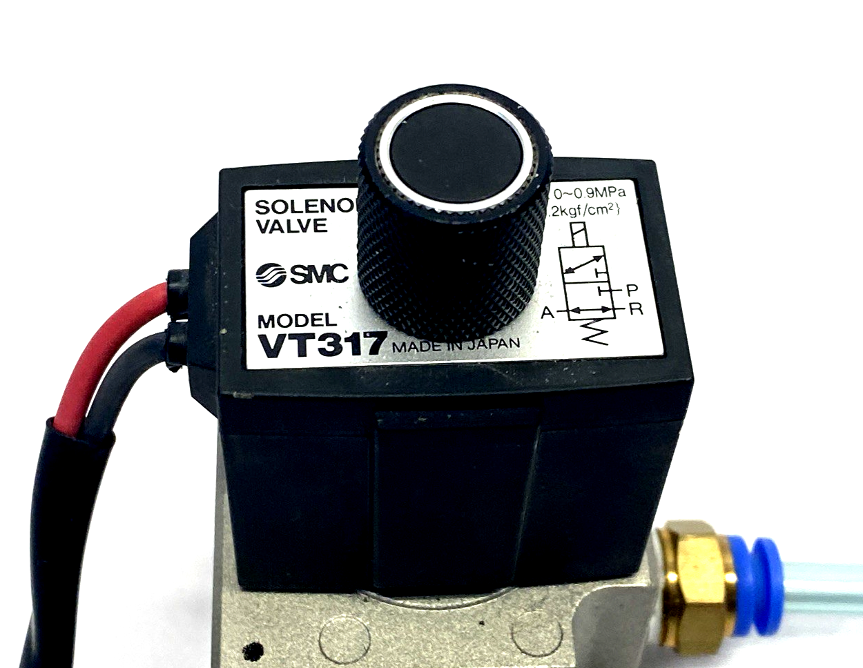 SMC VT317-5G-02N 3-Port Solenoid Valve 24VDC 1/4" NPT - Maverick Industrial Sales