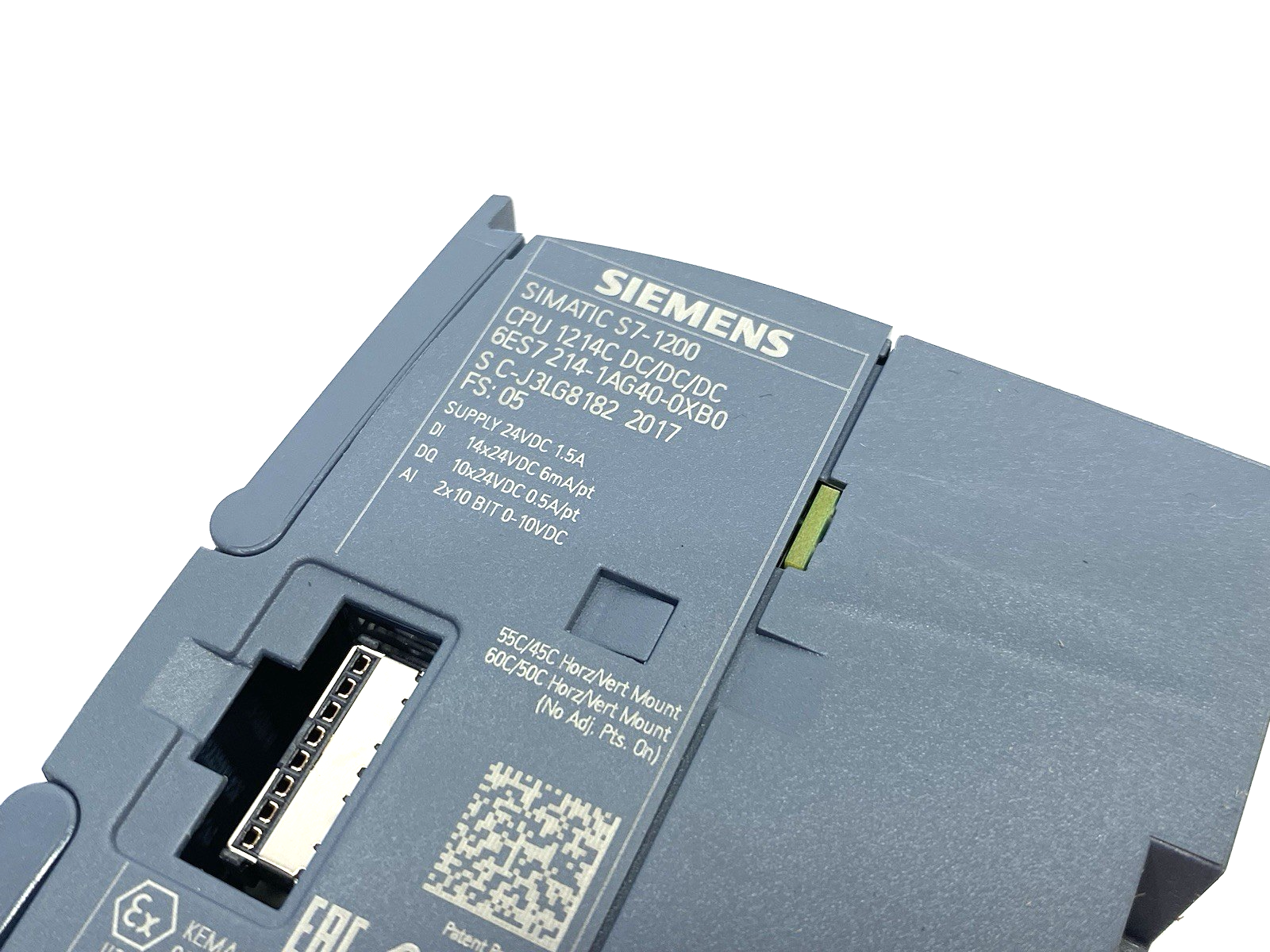 Siemens 6ES7214-1AG40-0XB0 SIMATIC S7-1200 Compact CPU Unit 1214C DC/DC/DC - Maverick Industrial Sales