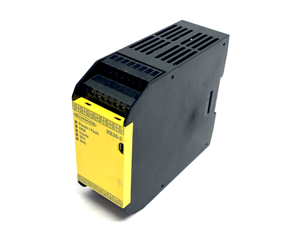 Banner XS26-2 Safety Controller, 26 Input, Expandable 24VDC 100mA 85061 - Maverick Industrial Sales