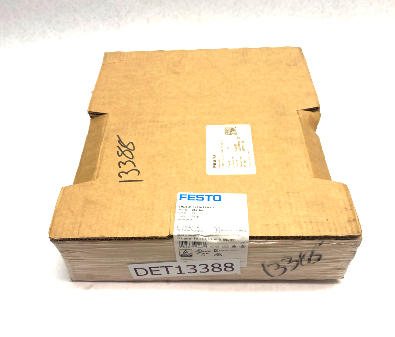Festo CMMT-AS-C5-11A-P3-MP-S1 Servo Drive, Vertical Mount, 6A, 400V, 8143167 - Maverick Industrial Sales