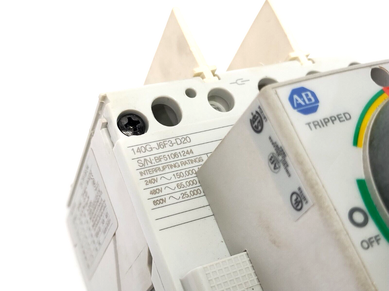 Allen Bradley 140G-J6F3-D20 J-Frame Molded Circuit Breaker/Disconnect 3P 200A - Maverick Industrial Sales