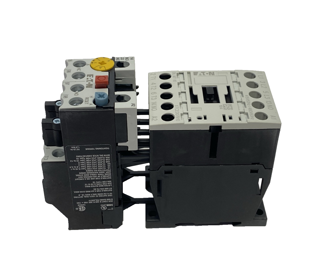 Eaton XTAE007B10C006 Electronic Motor Starter 480V 3P FVNR 7A Frame B XT IEC - Maverick Industrial Sales
