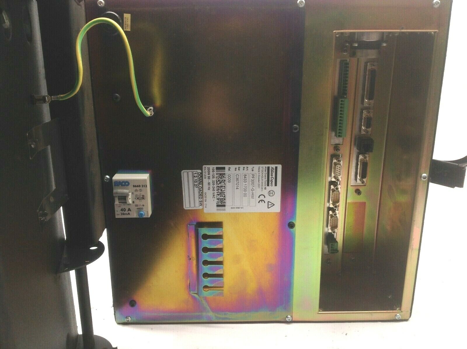 Atlas Copco PF3007-G-HW Tensor S4/S7 8433 1700 00 100-240 VAC SW: 1.2.10.27 - Maverick Industrial Sales