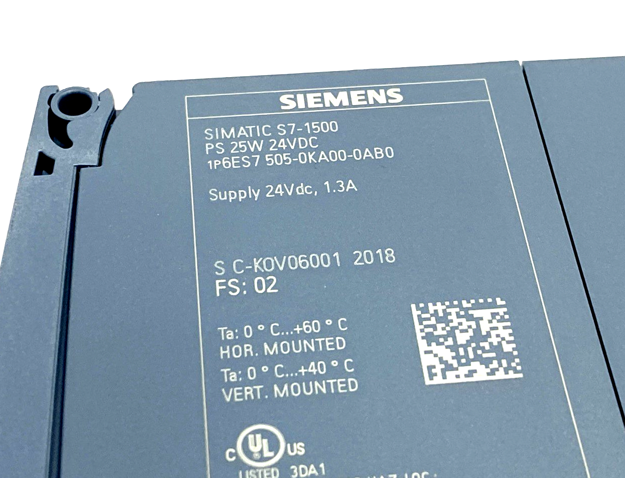 6ES7505-0KA00-0AB0 | Siemens SIMATIC S7-1500, System Power Supply PS 25W 24VDC - Used - Maverick Industrial Sales