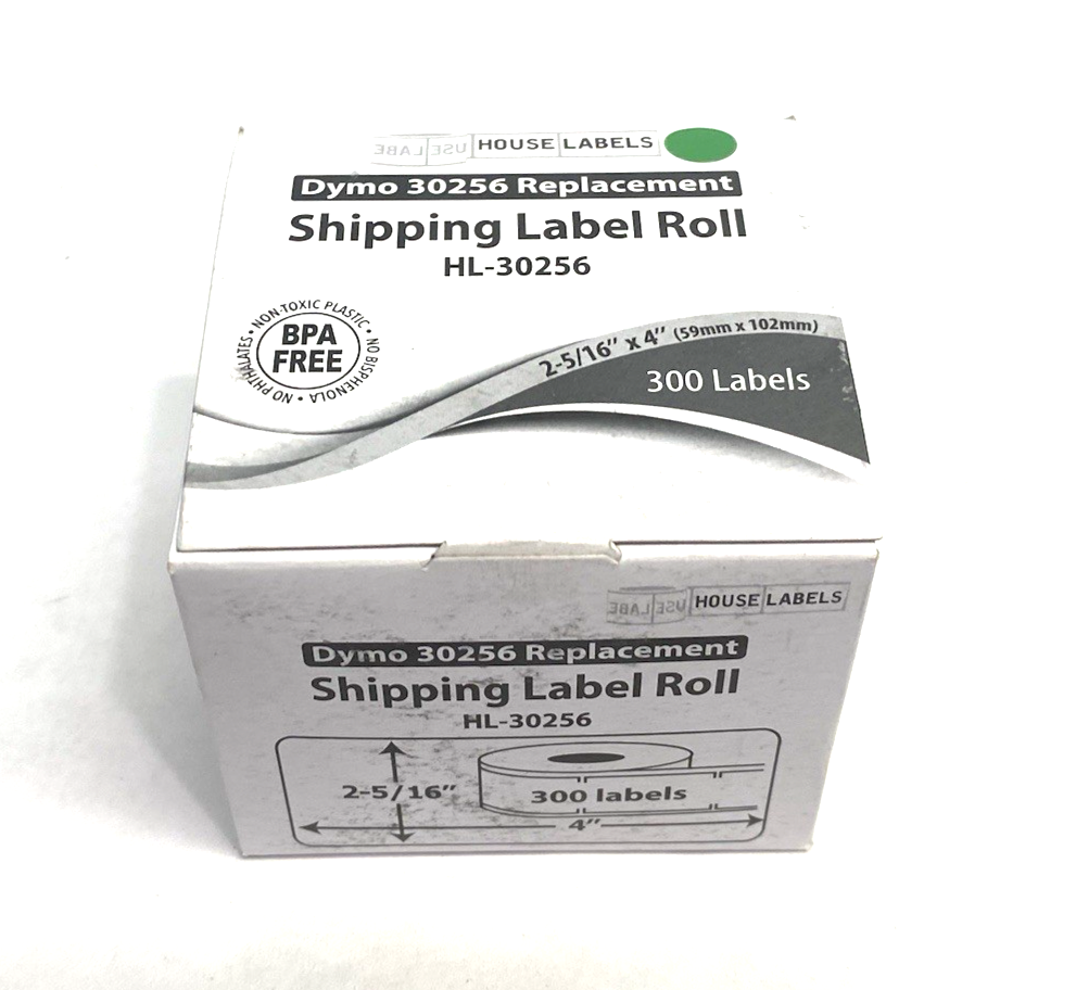 House Labels Dymo 30256 Replacement Label Roll Green 2-5/16" 300-LABELS - Maverick Industrial Sales