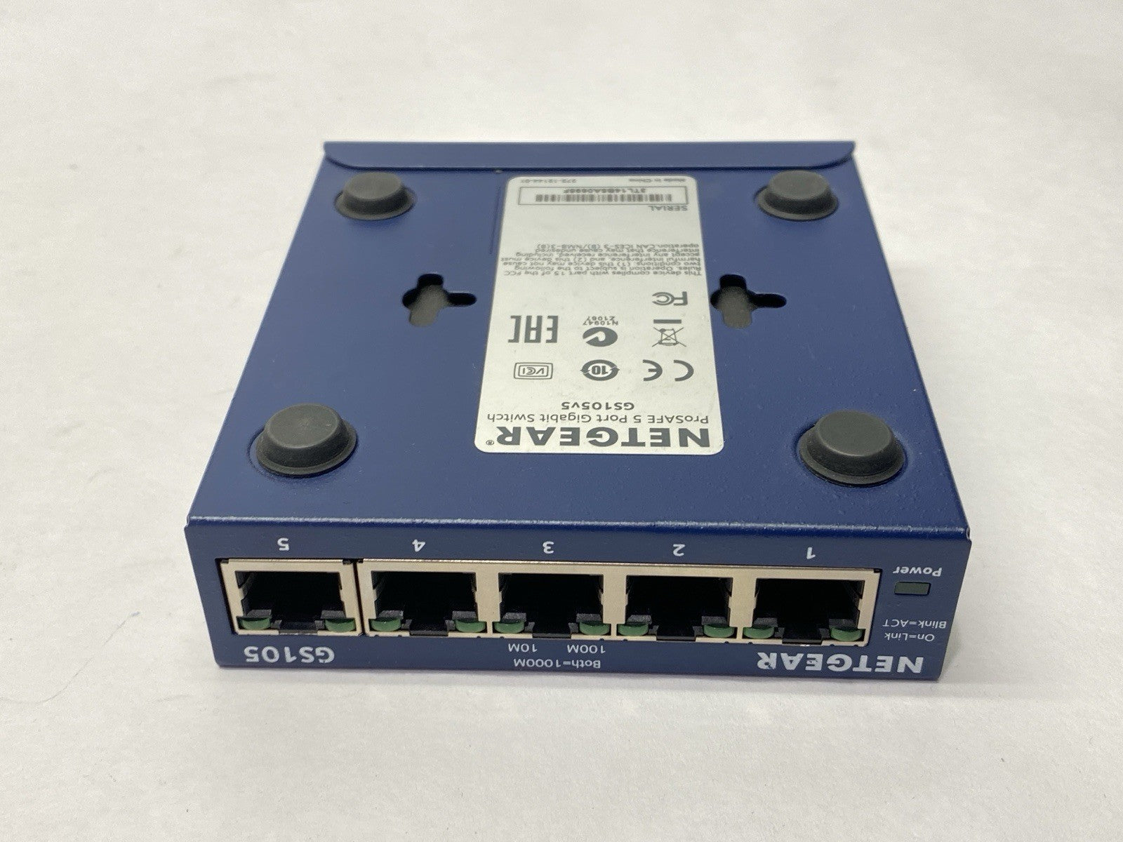 Netgear GS105v5 ProSAFE Unmanaged Gigabit Ethernet Switch 5-Port - Maverick Industrial Sales