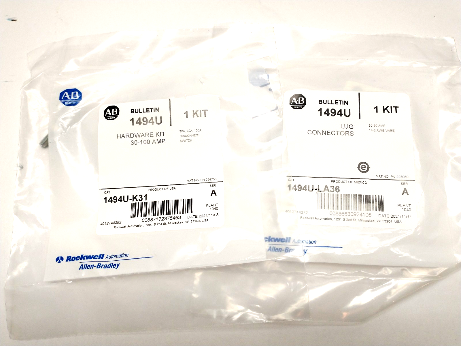 Allen Bradley 1494U-D60 Ser. A Visible Blade Universal Disconnect Mechanism 60A - Maverick Industrial Sales