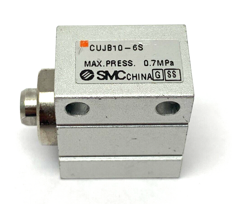 SMC CUJB10-6S Compact Mini Cylinder Free Mount Single Act 6mm Bore 10mm Stroke - Maverick Industrial Sales