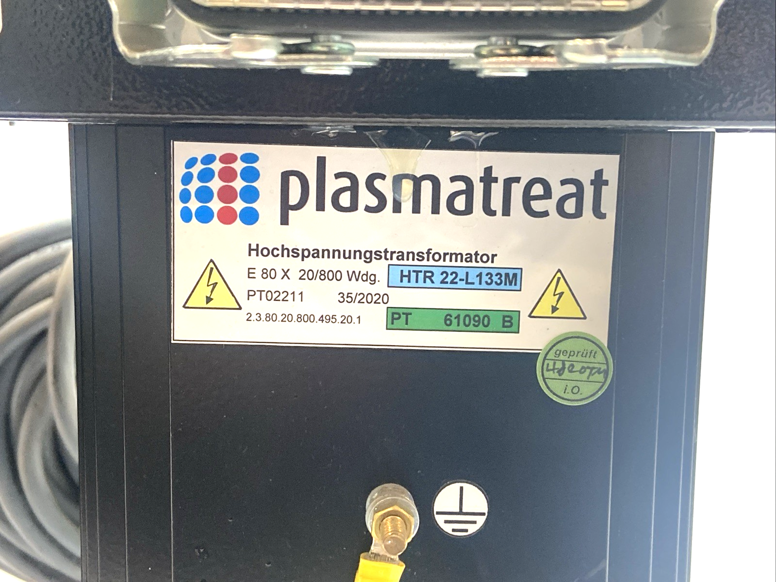 Plasmatreat HTR22-L133 High Voltage Plasma Transformer - Maverick Industrial Sales