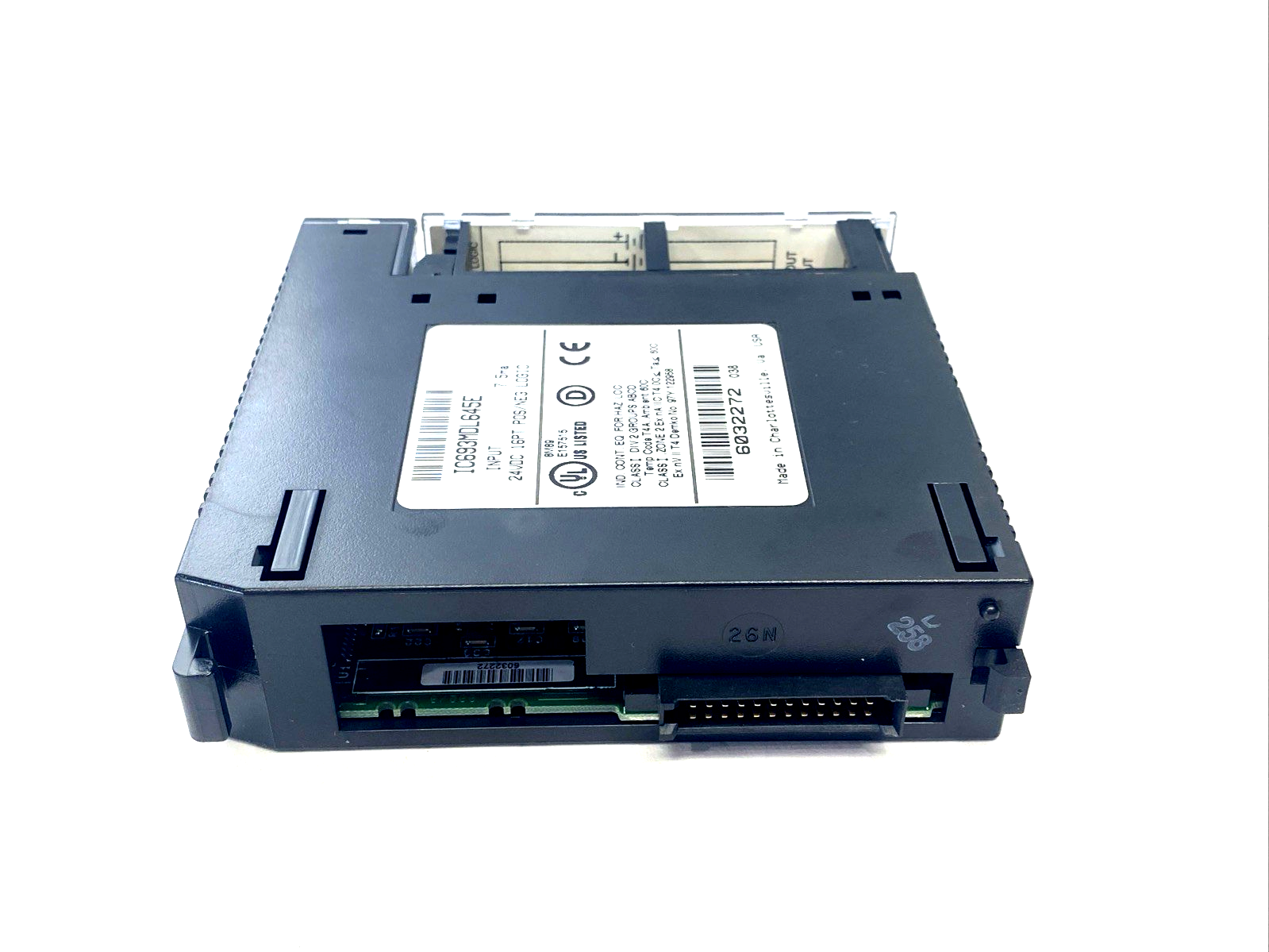 IC693MDL645E | GE Fanuc Input Module 24VDC 16PT Pos/Neg Logic - Used - Maverick Industrial Sales