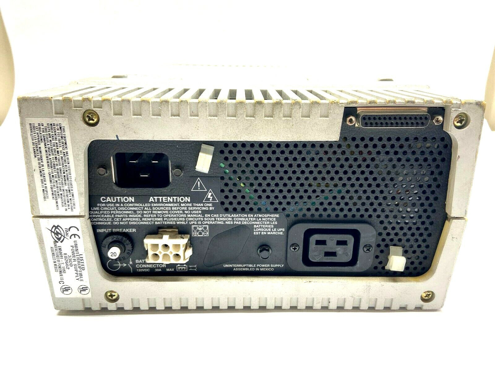 Powerware 3000P3HVSE Prestige 3000 Uninterruptible Power Supply 200-240V - For parts or not working - Maverick Industrial Sales