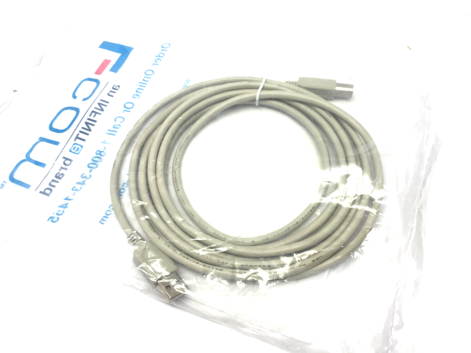 CSMUAB-3M | L-Com Premium USB Cable Type A - B Cable 0.3m - New - Maverick Industrial Sales