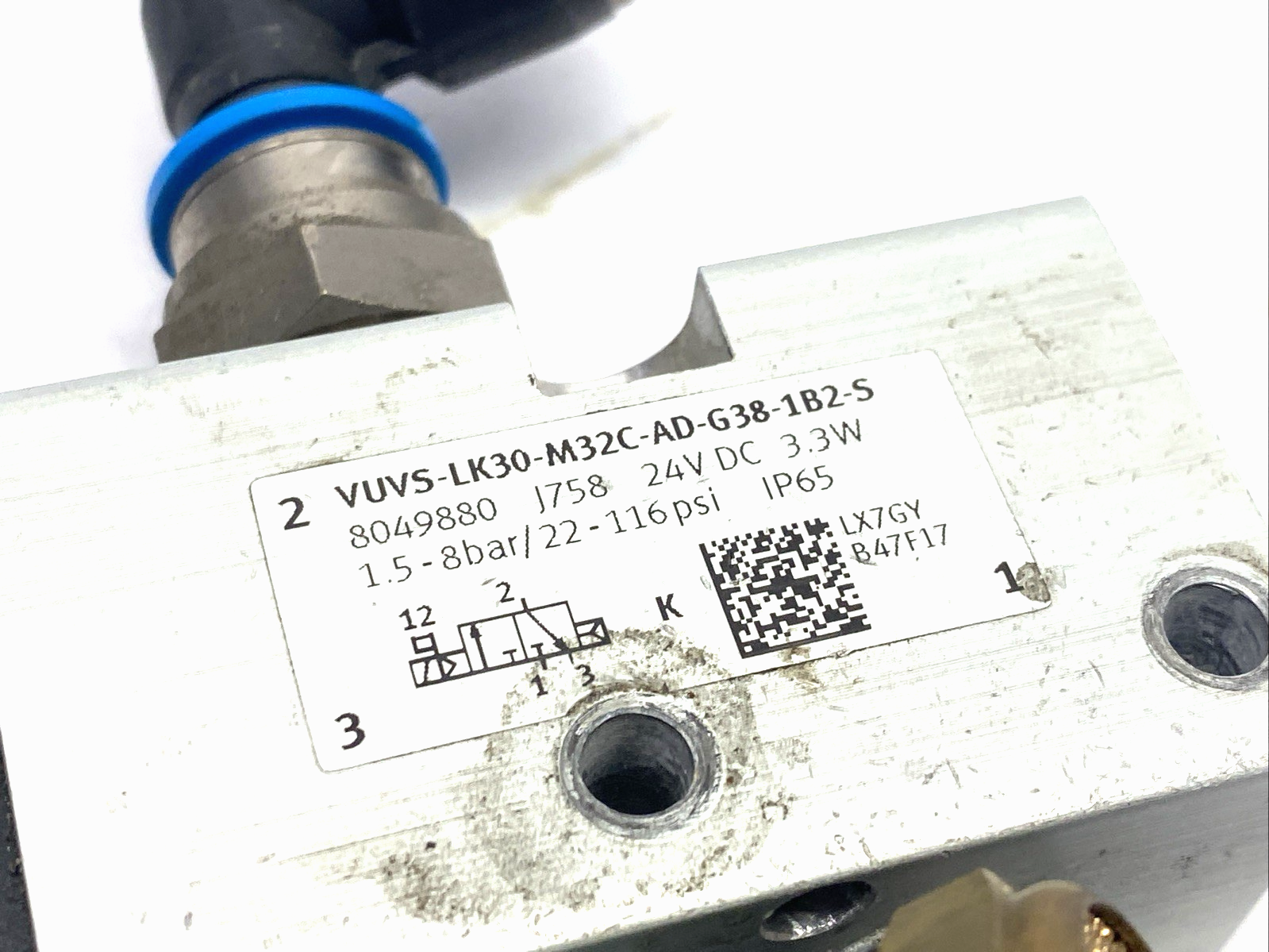 Festo VUVS-LK30-M32C-AD-G38-1B2-S Air Solenoid Valve 8049880 - Maverick Industrial Sales