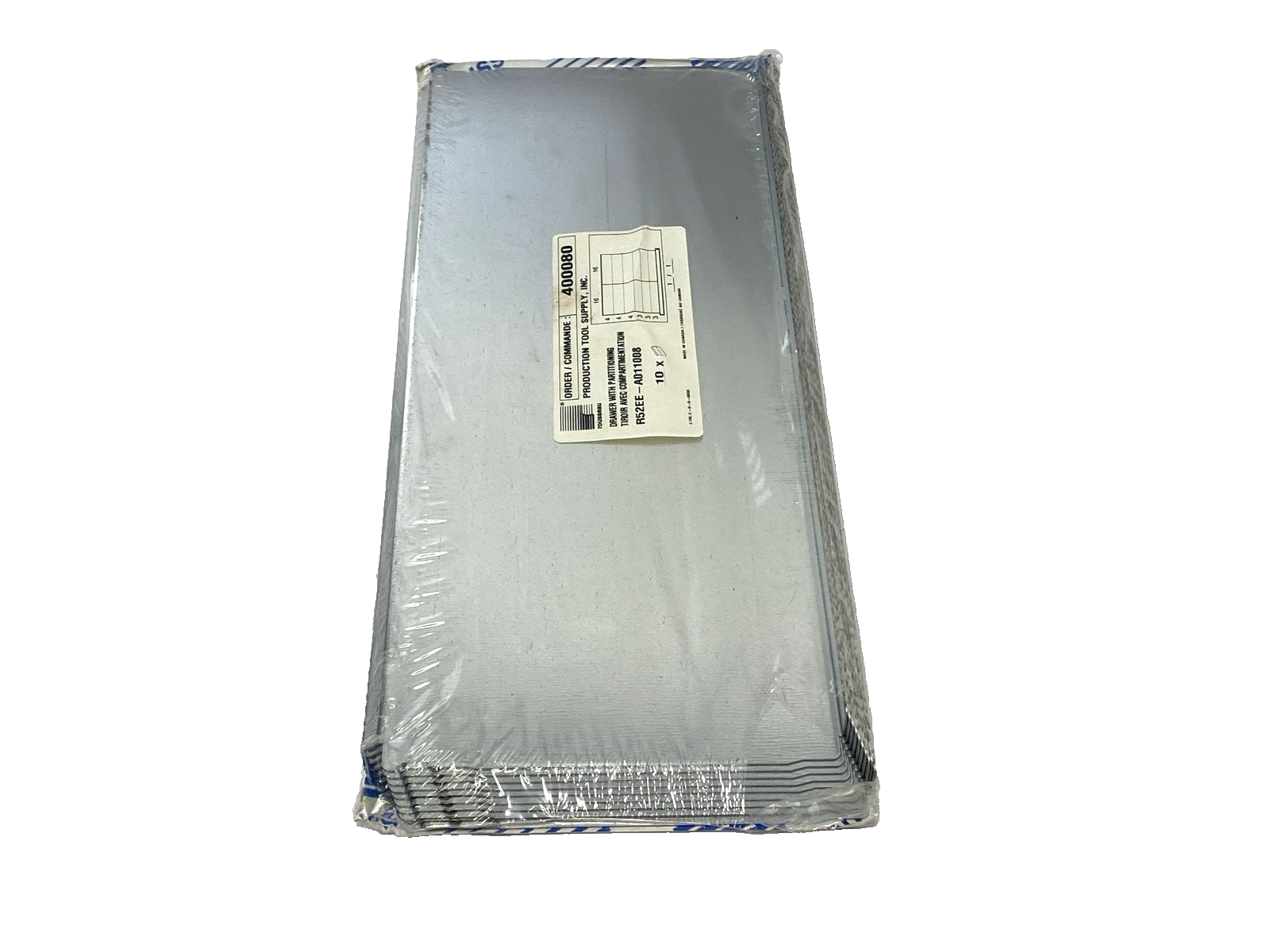 R52EE-A011008 | Rousseau Metal Drawer with Partitioning PKG OF 10 - New - Maverick Industrial Sales