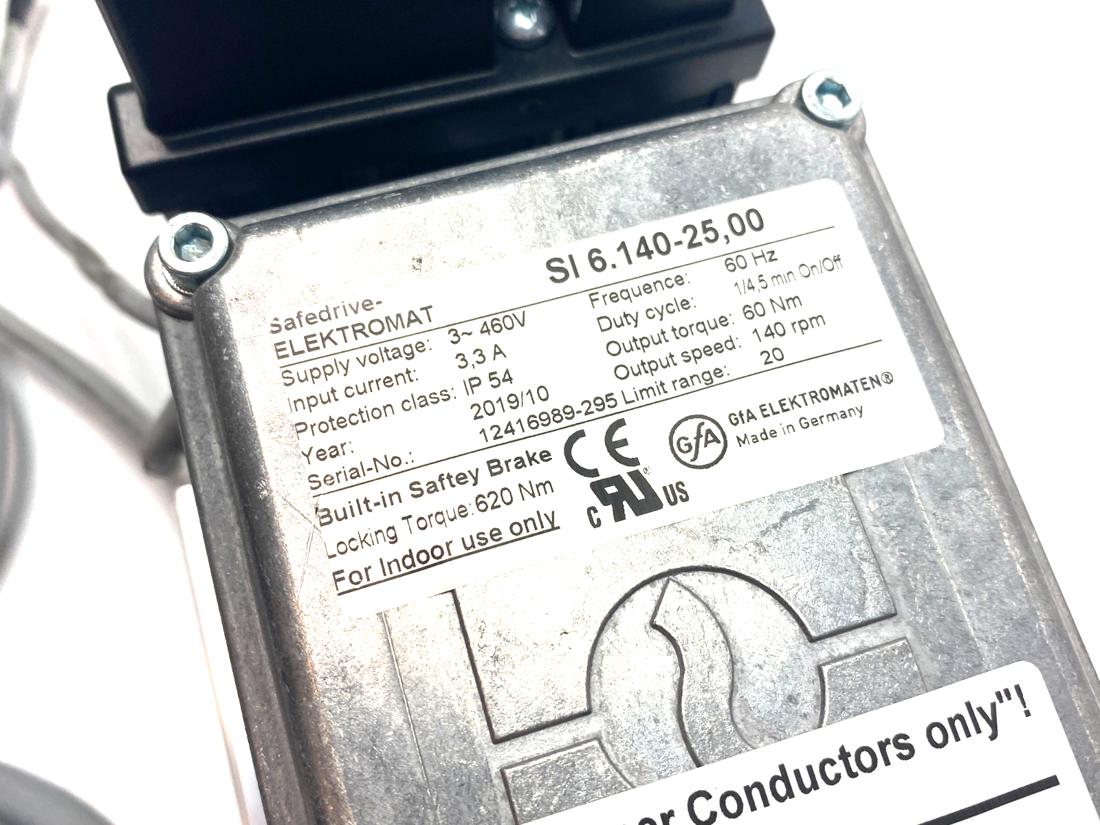 GFA Elektromaten SI 6.140-25,00 Rapid Safedrive Motorized Drive Unit - Maverick Industrial Sales
