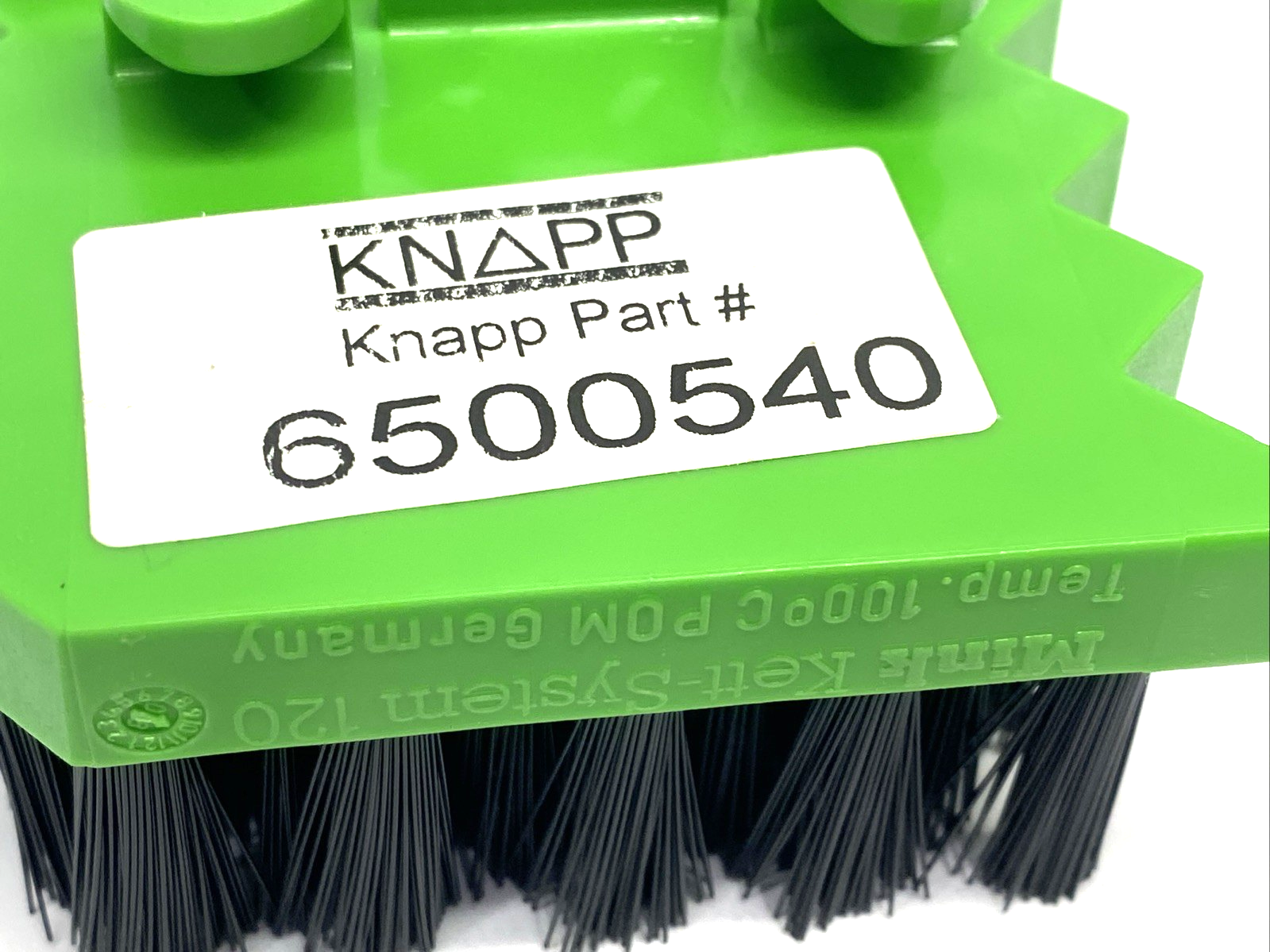 Knapp 6500540 Mink-Bursten Kett-System 120 Chain/Conveyor Mount Brush KBL120-K19 - Maverick Industrial Sales