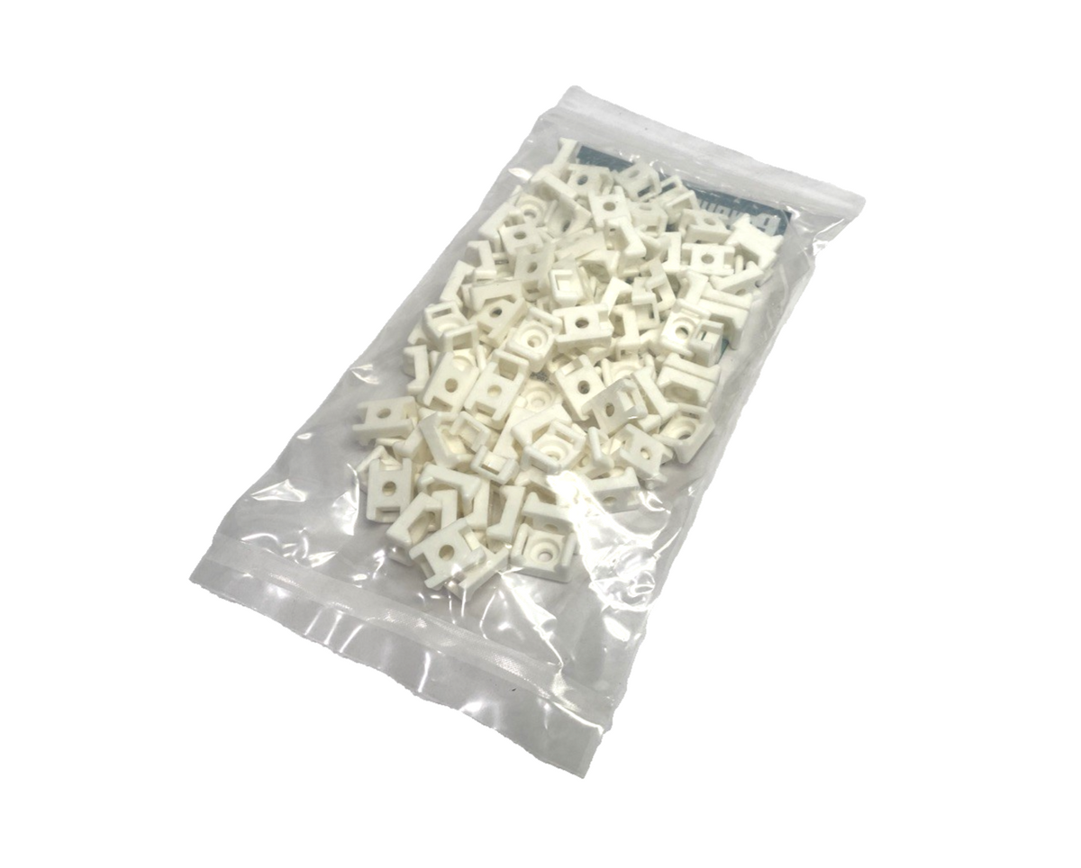 TM3S10-C69 | Panduit Cable Tie Mount, Ivory PA 0.88x0.63" 1/4" Screw 100-PACK - New - Maverick Industrial Sales