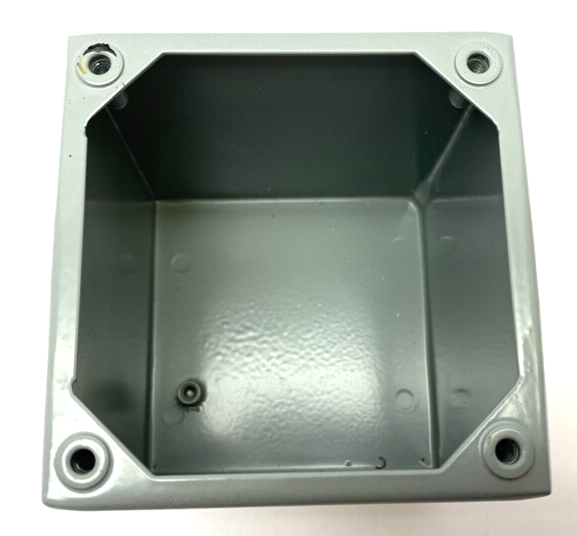 Hoffman E1PBXM Extra Deep Emergency Push Button Enclosure White - Maverick Industrial Sales