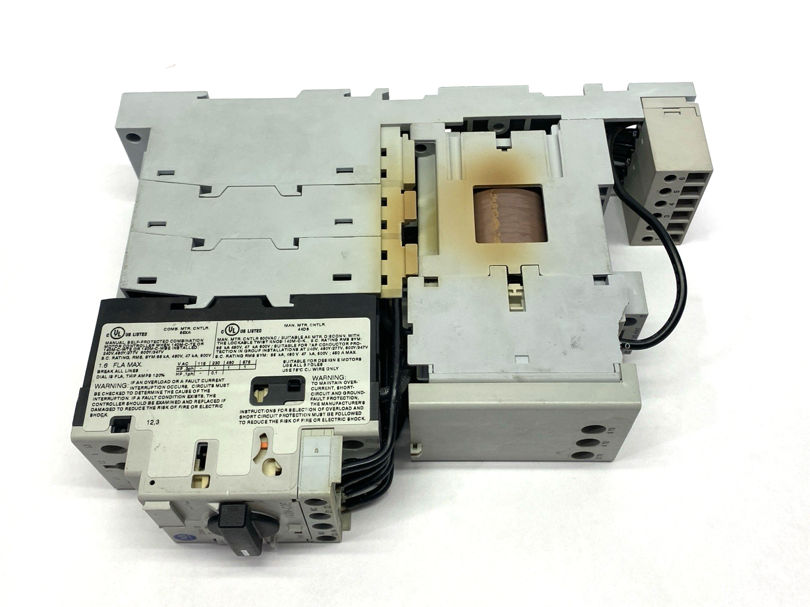 Allen Bradley 190S-ANDJ2-CB16C Ser. B Compact Starter NO DIN RAIL CLIP - Maverick Industrial Sales
