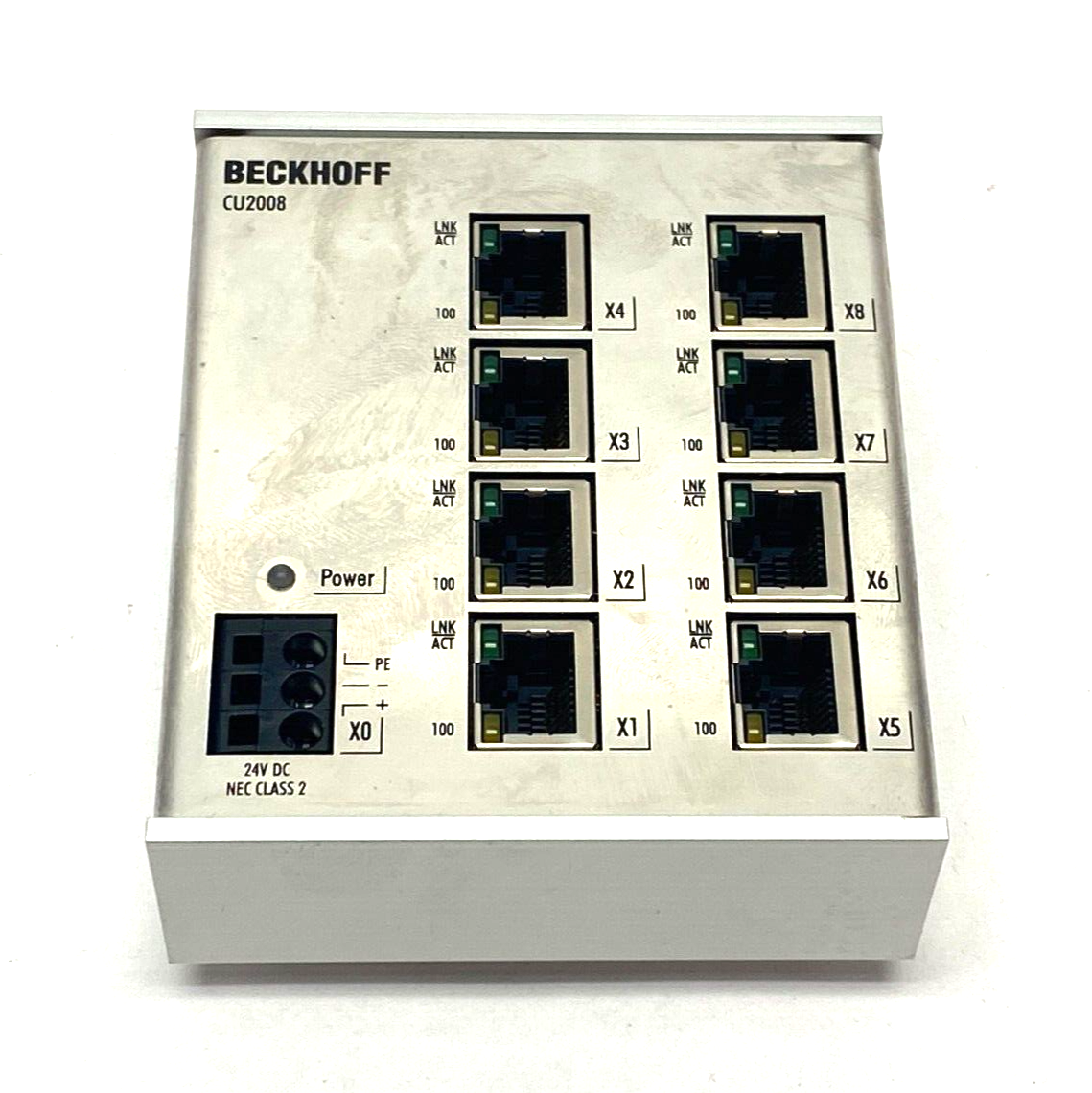 CU2008-0000 | Beckhoff Ethernet Switch 8-Port 10/100Mbits/s 24VDC - Used - Maverick Industrial Sales