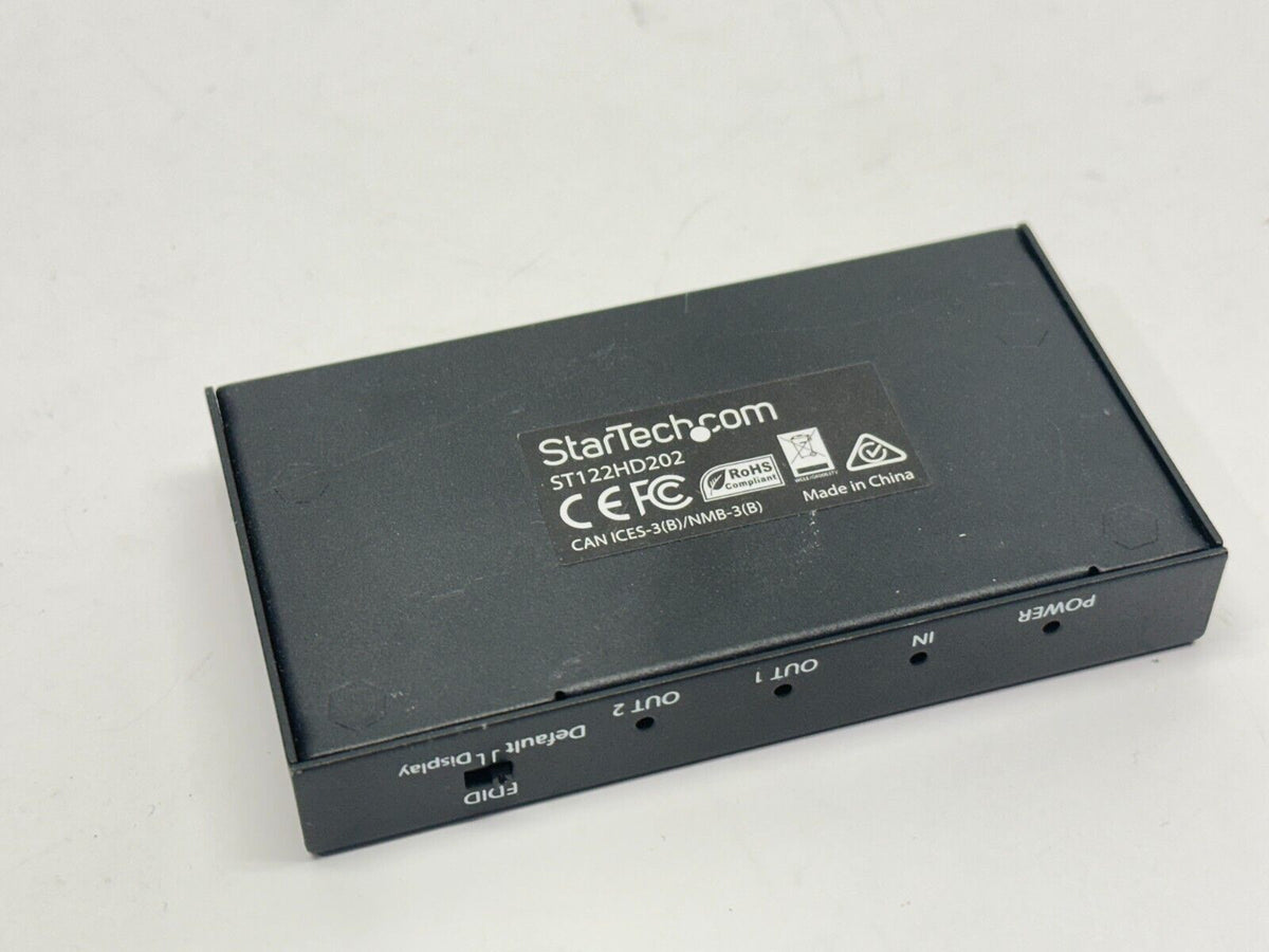 Startech Splitter ST122HD202 | Startech ST122HD202 2-Port HDMI Splitter With HDR - 4K 60Hz