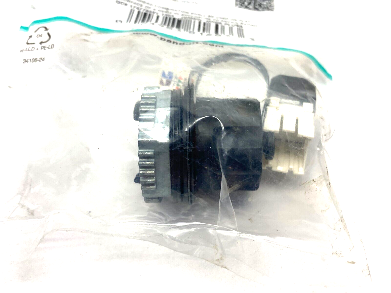 Panduit IAEBH6 Cat6 Coupler Bulkhead Panel Connector w/ Cover - Maverick Industrial Sales