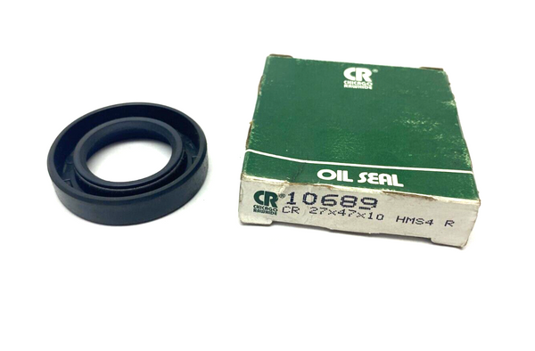 Chicago Rawhide 10689 Oil Seal 27x47x10 HMS4 R - Maverick Industrial Sales