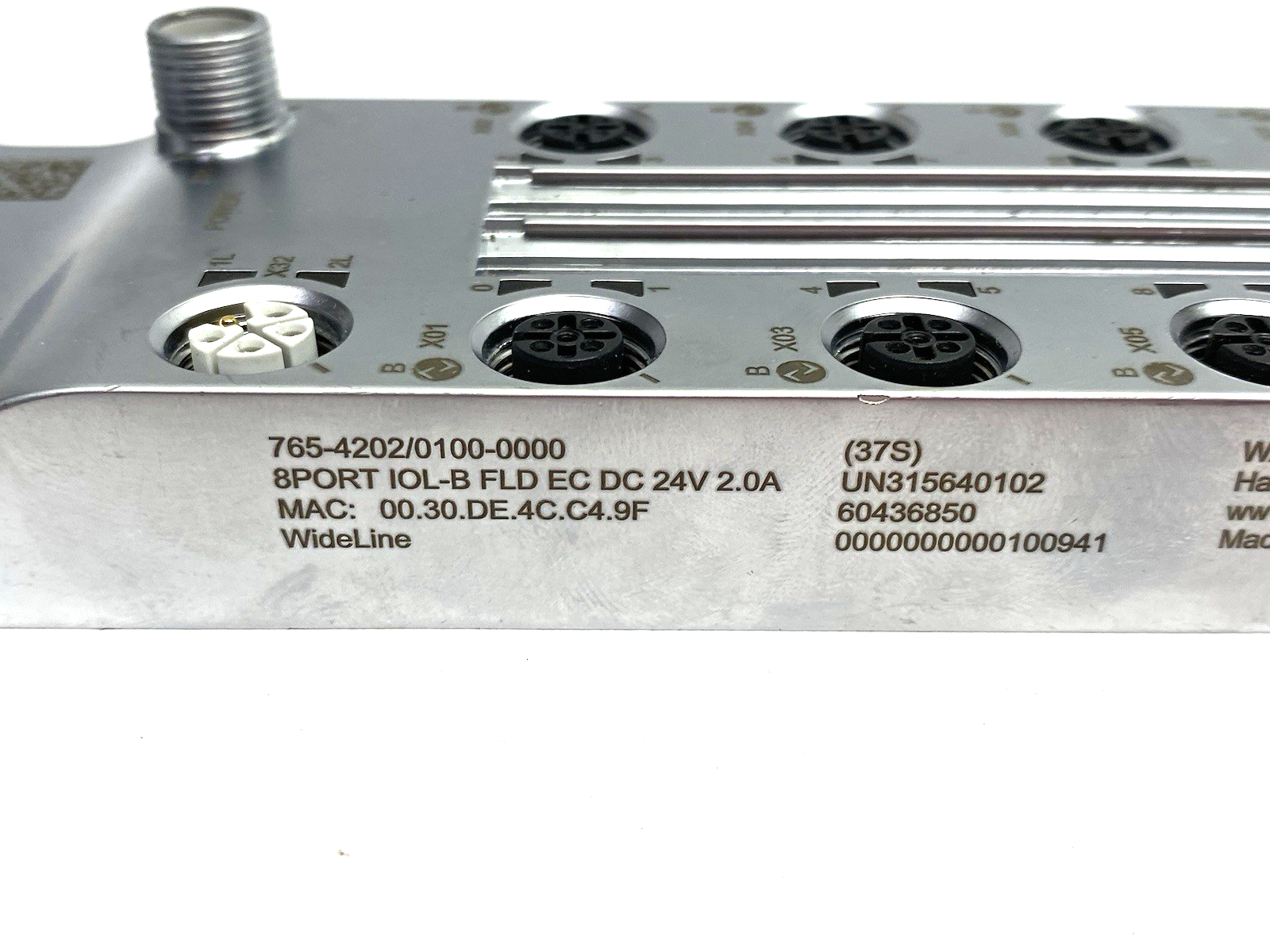 765-4202/0100-0000 | Wago 8-Port-IO-Link Master Class B EtherCAT WideLine 16-Chan - Used - Maverick Industrial Sales