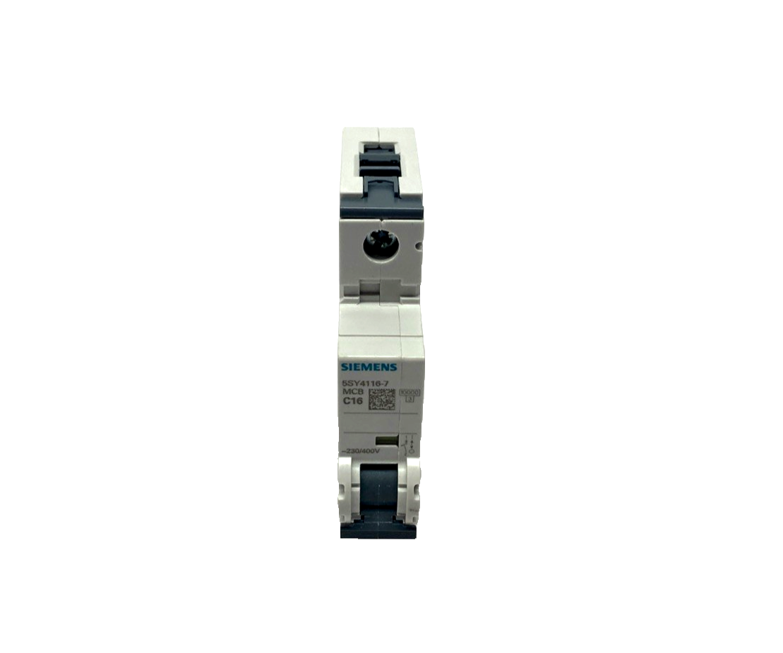 Siemens 5SY4116-7 Miniature Circuit Breaker 230/400V 10kA, 1-Pole, C-Trip, 16A - Maverick Industrial Sales