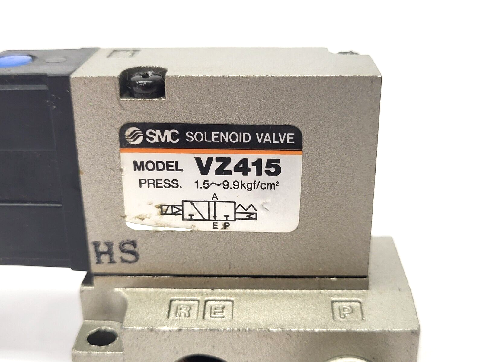 SMC VZ415 Solenoid Valve w/ 3-Port Manifold Base - Maverick Industrial Sales
