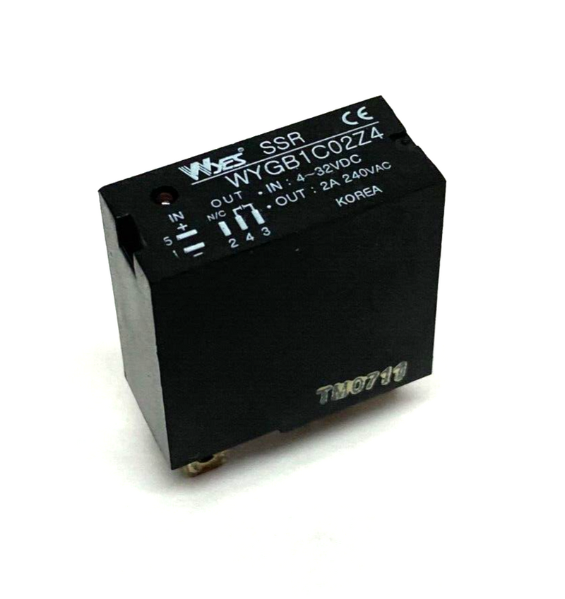 Wyes WYGB1C02Z4 SSR Solid State Relay 5-Pin 4~32VDC In 240VAC Out - Maverick Industrial Sales