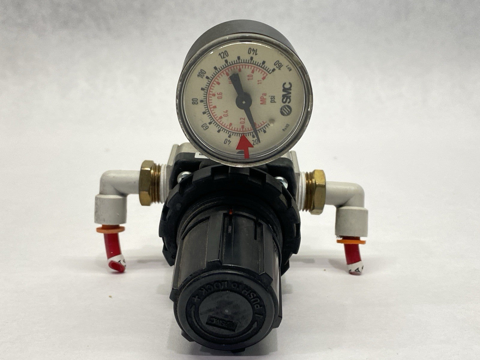 AR30K-N03-YZ | SMC Pneumatic Regulator 3/8" NPT - Used - Maverick Industrial Sales