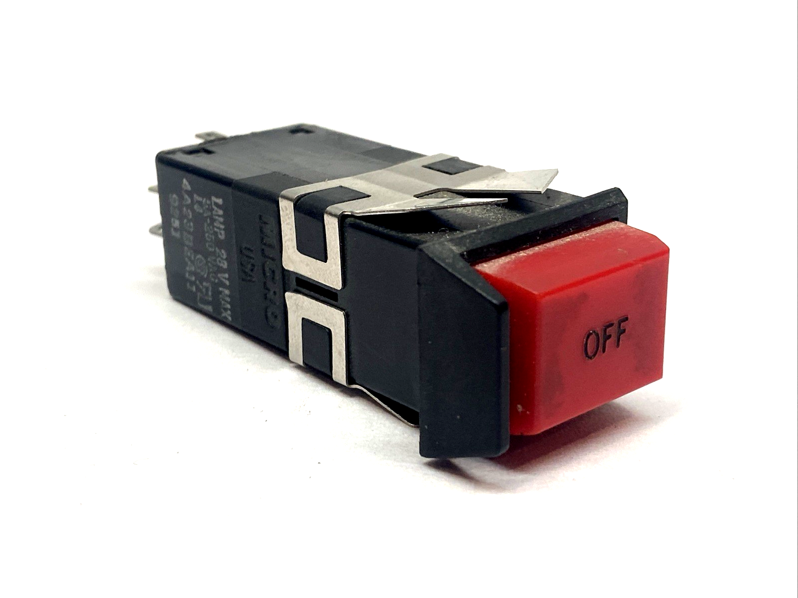 4A23BEA11 | Honeywell Micro Control Red Off Pushbutton Switch - Used - Maverick Industrial Sales