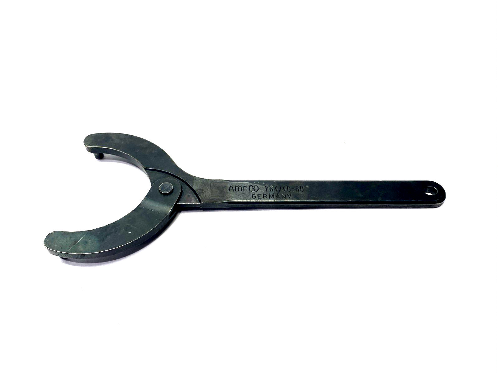 41079 | AMF Hinged Pin Adjustable Wrench 2-Holes Type, A 40-80 6mm Pins, 764/40-80 - Used - Maverick Industrial Sales
