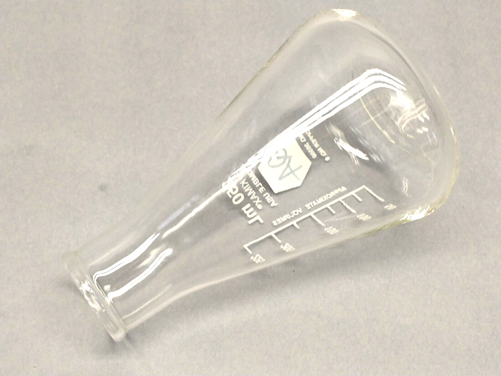 Kimble Kimax (2) 26500-250 250mL & 26650-125 125mL Erlenmeyer Flask SET OF 3 - Maverick Industrial Sales