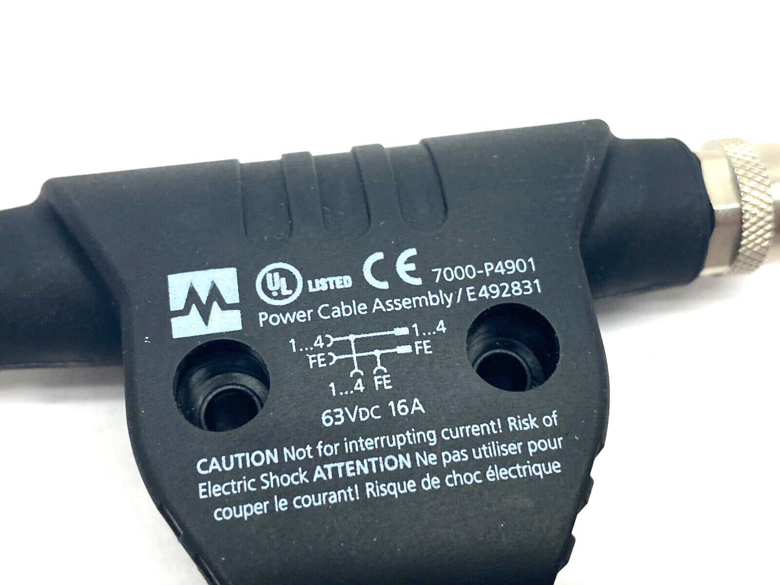 Murrelektronik 7000-P4901-0000000 T-Coupler M12 Axial M to F L-Coded - Maverick Industrial Sales