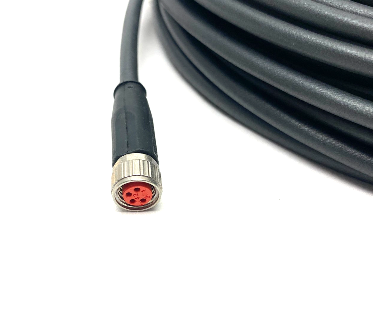 Beckhoff ZK2020-3200-0150 Single Ended Power Cable M8 Straight 4-Pin 15m Length - Maverick Industrial Sales