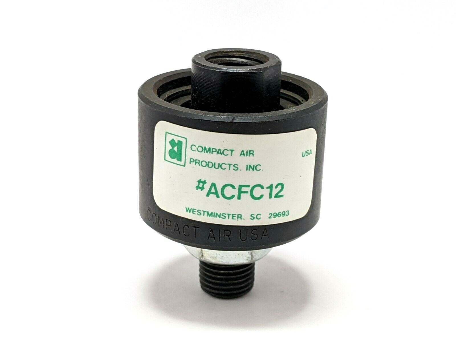 Compact Air ACFC12 Rod End Alignment Coupler 1/2” Screw Size, 1-9/16” Diameter - Maverick Industrial Sales