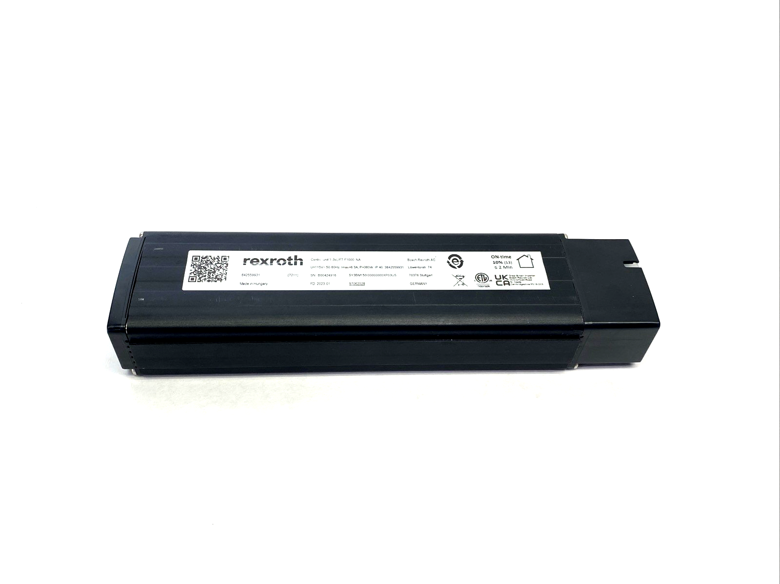 Bosch Rexroth 3842559931 Control Unit 1-3XLift F1000; NA, SYC3-ON-S-RM-US-XXXX - Maverick Industrial Sales