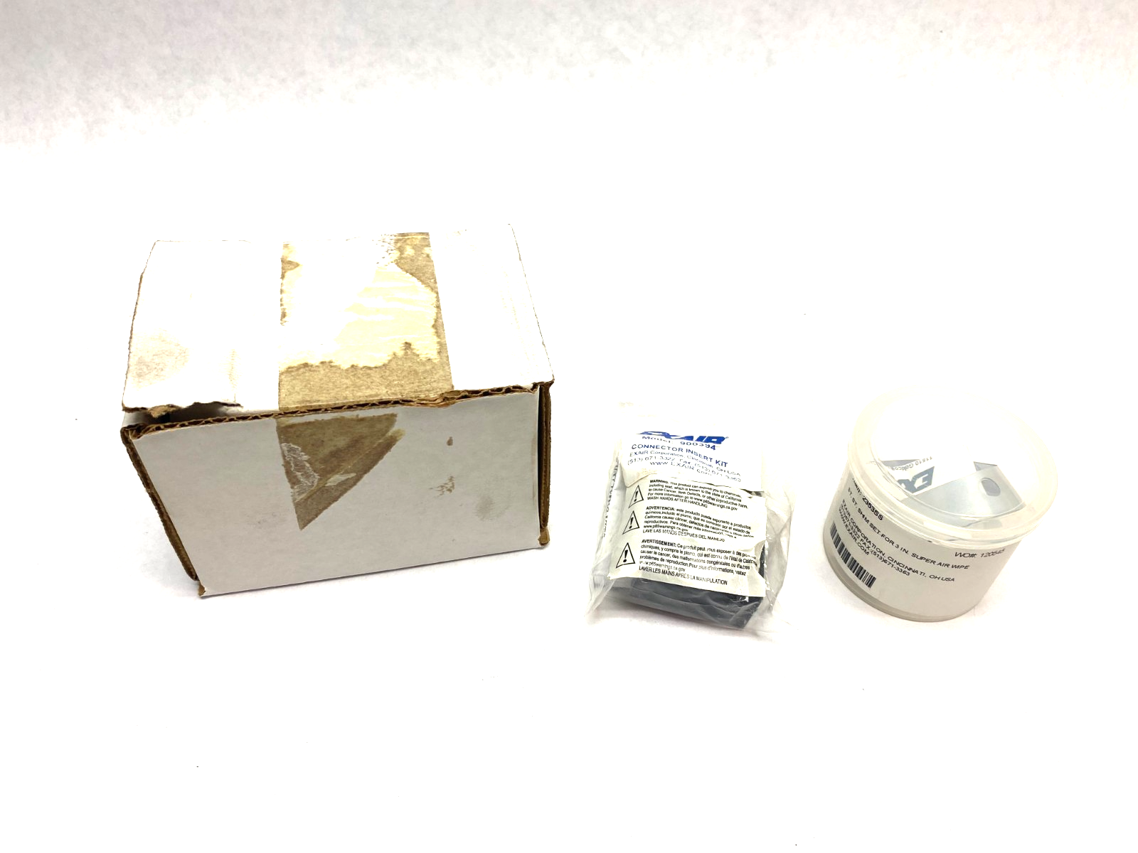 Exair 2353SS Stainless Steel Shim & Connector Set for 3" Super Air Wipe - Maverick Industrial Sales