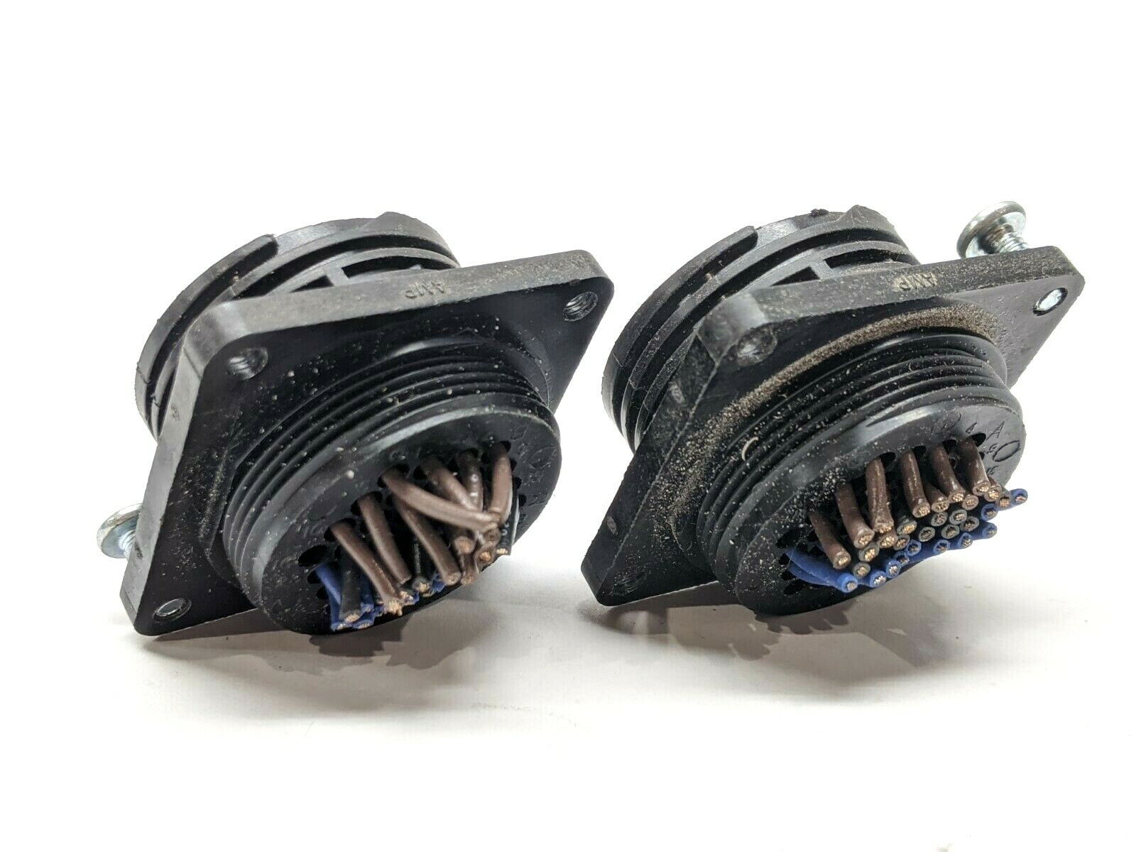 TE 206306-1 Connector Housing 37 Position AMP CPC Receptacle LOT OF 2 - Maverick Industrial Sales