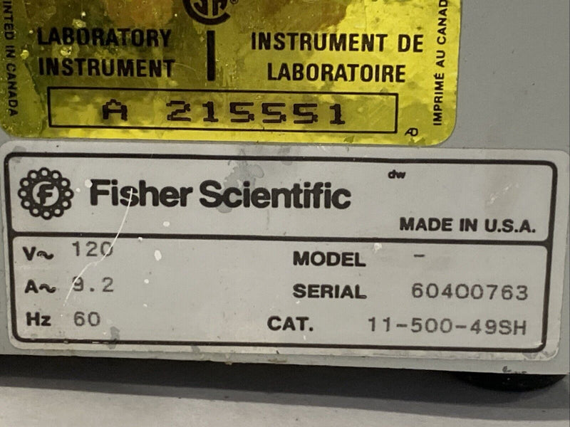 Fisher Scientific 11-500-49SH Ceramic Magnetic Stirrer Hotplate - Maverick Industrial Sales