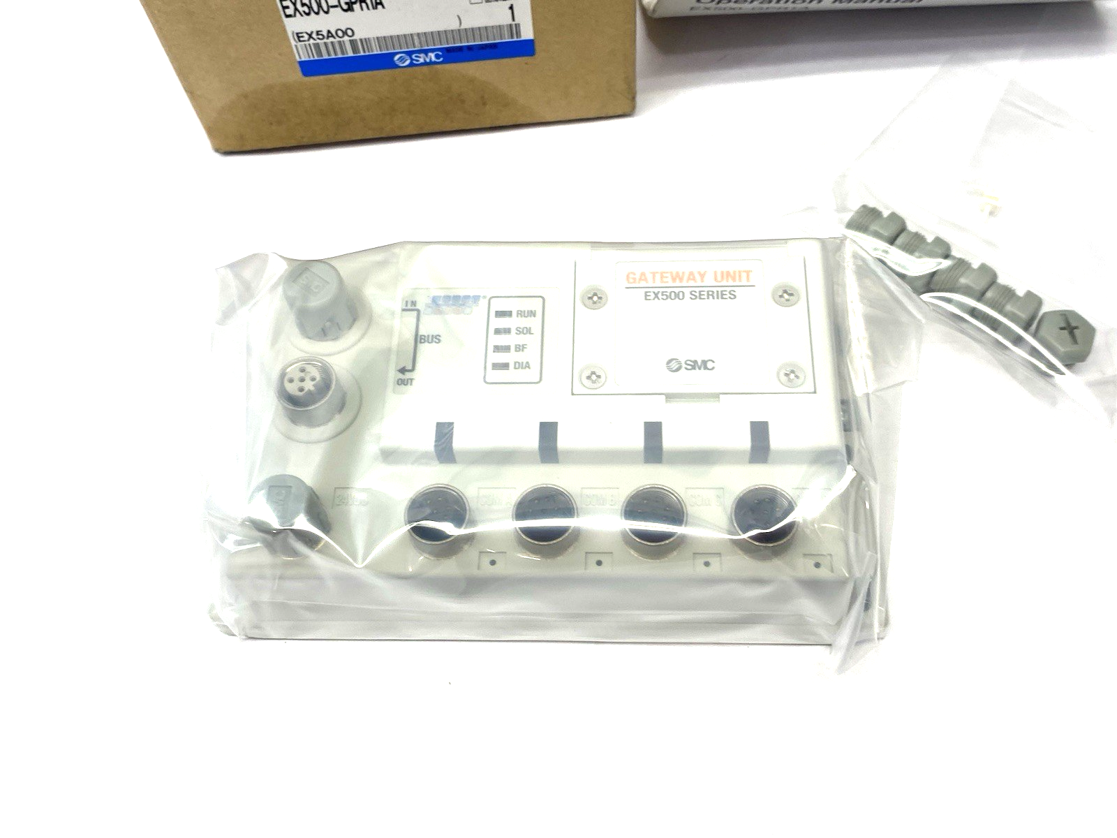 SMC EX500-GPR1A Serial Interface Unit, PROFIBUS, 64/64 - Maverick Industrial Sales