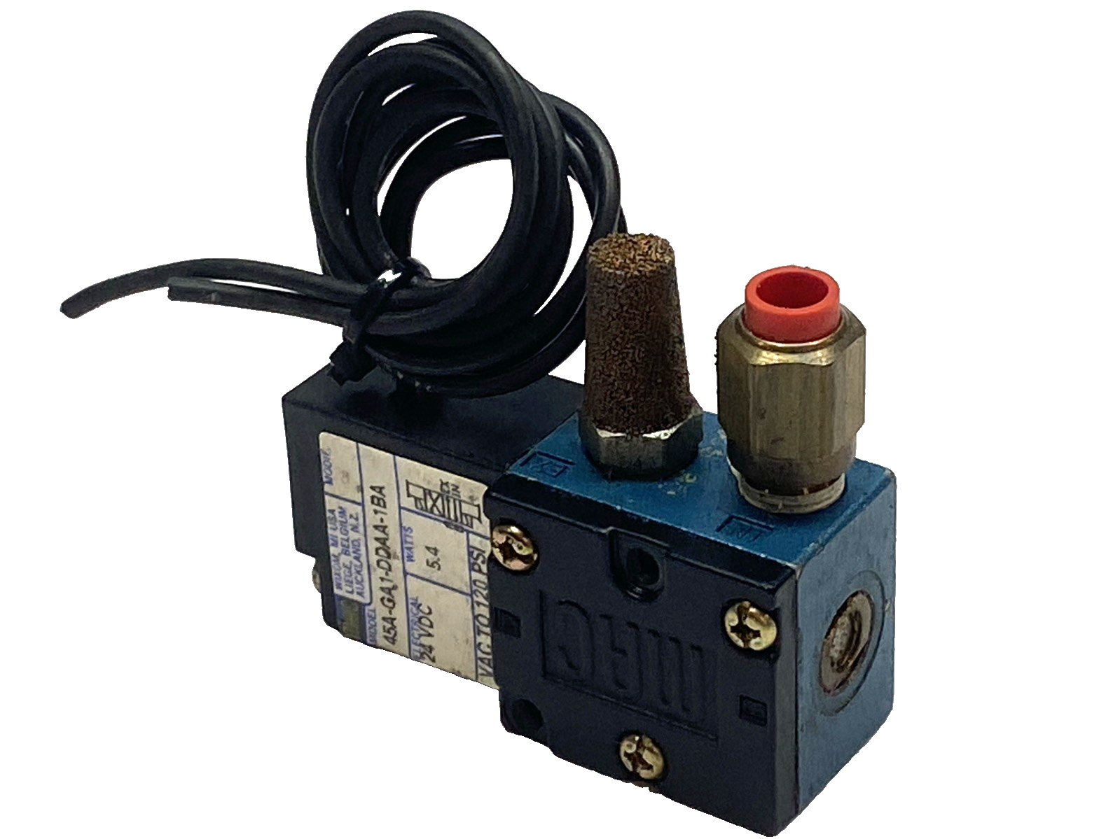 MAC 45A-GA1-DDAA-1BA Solenoid Valve 4-Way Double 1/8 24VDC NPTF - Maverick Industrial Sales