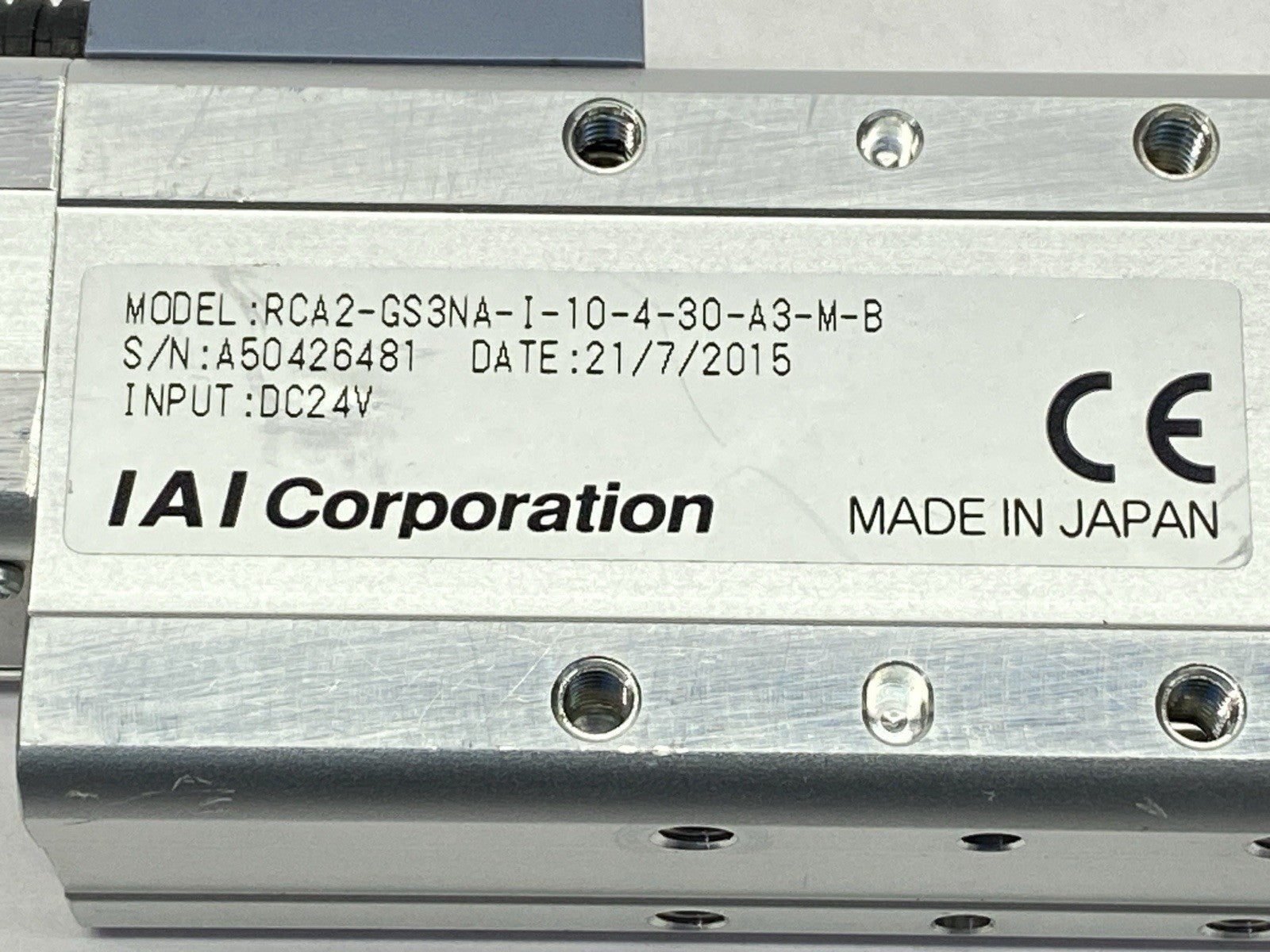 RCA2-GS3NA-I-10-4-30-A3-M-B | IAI ROBO Cylinder Electric Actuator 30mm Stroke - Used - Maverick Industrial Sales