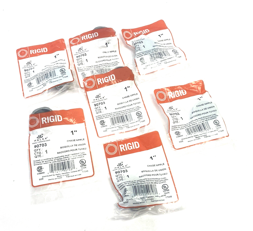Halex 90703 Conduit Nipple Rigid Chase IMC Galv. Steel 1