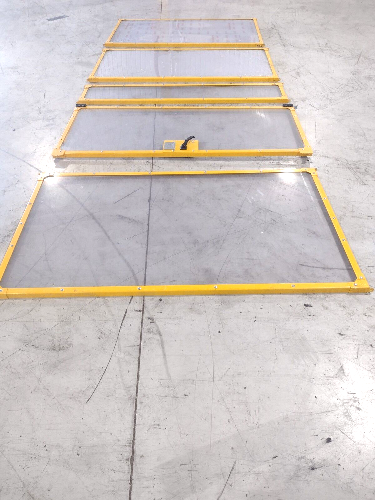 AGS Lexan Guard Panel Lot, A12014L (x2), A120115L, 2000x950, A12013HRL 2000mm H - Maverick Industrial Sales