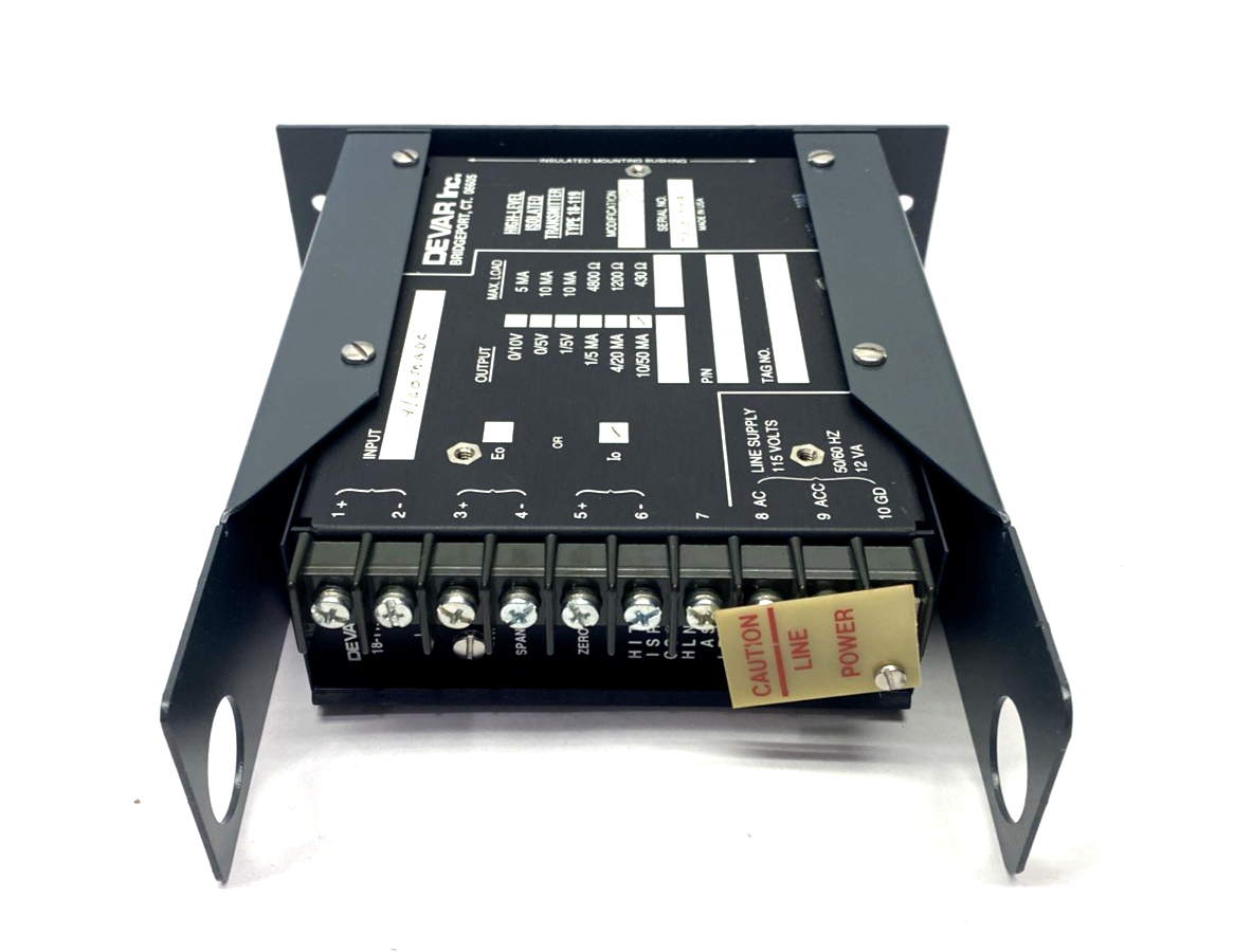 18-119-M31 | Devar Isolated Signal Converter 40/20 mA DC in 10/50 MA Out, Mod. M31 - For parts or not working - Maverick Industrial Sales